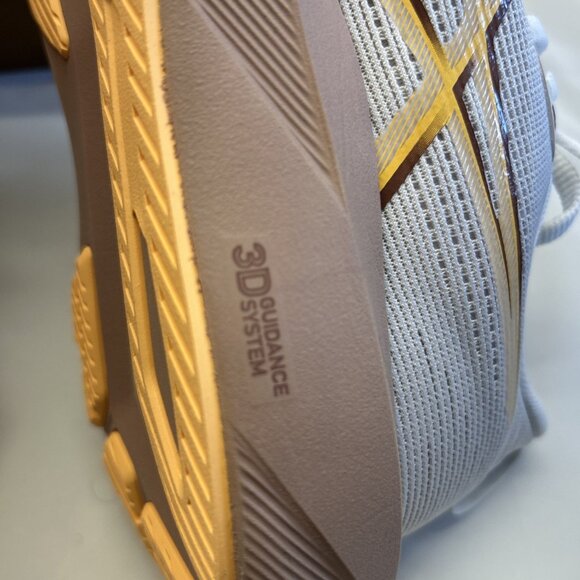 ASICS GT-1000 14 Running Shoes White/Gold/Rubble Red Women Size 9 With Box - Picture 7 of 13